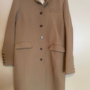J Crew Lady Day Coat in Italian Double Cloth Taupe